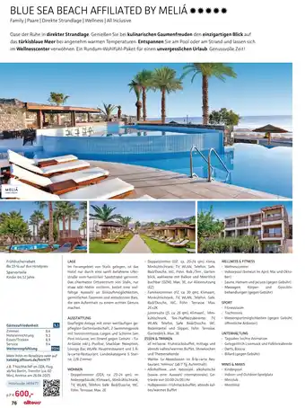 Alltours Blue sea beach affiliated by meliá Angebot