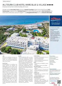 Alltours Alltoura club hotel mare blue & village Angebot