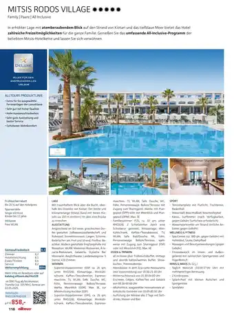 Alltours Mitsis rodos village Angebot