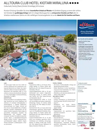 Alltours Alltoura club hotel kiotari miraluna Angebot