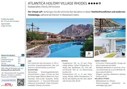 Alltours Atlantica holiday village rhodes Angebot