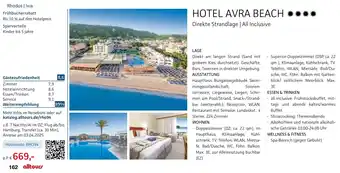 Alltours Hotel avra beach Angebot