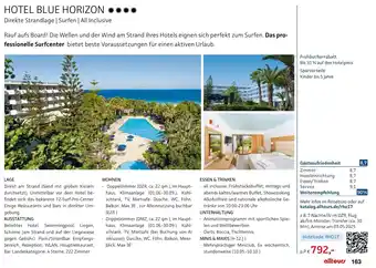 Alltours Hotel blue horizon Angebot