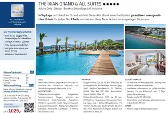 Alltours The ixian grand & all suites Angebot