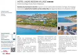 Alltours Hotel lagas aegean village Angebot