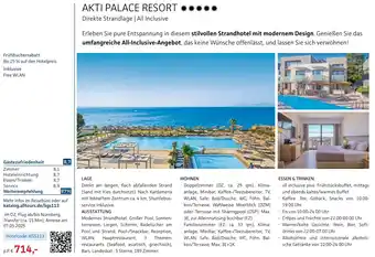 Alltours Akti palace resort Angebot