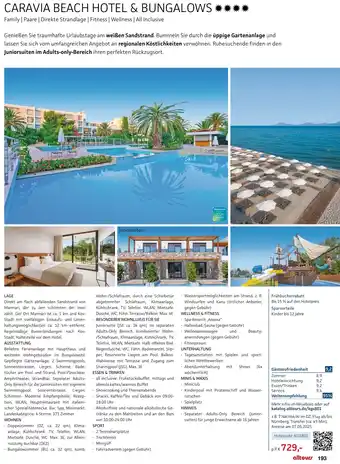 Alltours Caravia beach hotel & bungalows Angebot