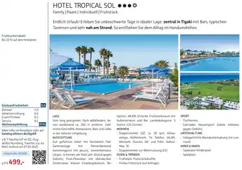 Alltours Hotel tropical sol Angebot