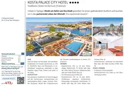 Alltours Kosta palace city hotel Angebot