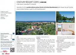 Alltours Century resort corfu Angebot