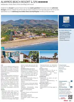 Alltours Almyros beach resort & spa Angebot