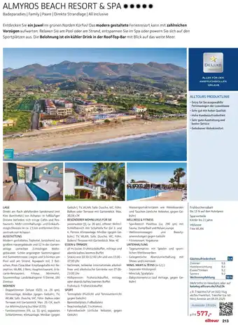 Alltours Almyros beach resort & spa Angebot