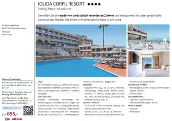 Alltours Iolida corfu resort Angebot