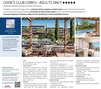 Alltours Cook's club corfu - adults only Angebot