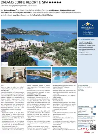 Alltours Dreams corfu resort & spa Angebot