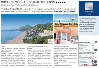 Alltours Domes of corfu, autograph collection Angebot