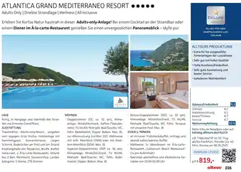 Alltours Atlantica grand mediterraneo resort Angebot