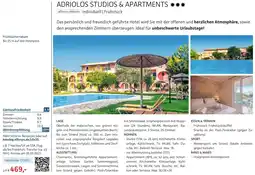 Alltours Adriolos studios & apartments Angebot