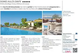 Alltours Domes aulūs zante Angebot