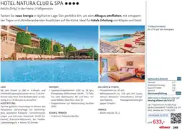 Alltours Hotel natura club & spa Angebot