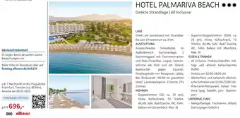 Alltours Hotel palmariva beach Angebot