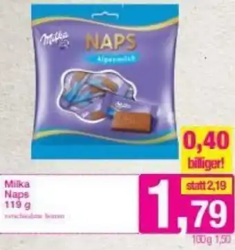 Sutterlüty Milka Naps 119 g Angebot