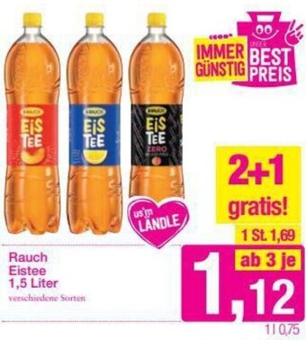 Sutterlüty Rauch Eistee 1,5 Liter Angebot