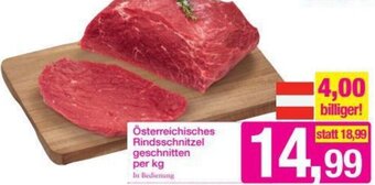 Sutterlüty Österreichisches Rindsschnitzel Geschnitten Angebot