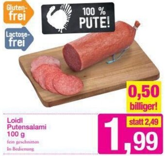 Sutterlüty Loidl Putensalami 100g Angebot