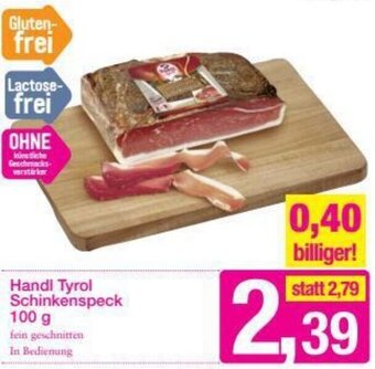 Sutterlüty Handl Tyrol Schinkenspeck 100g Angebot