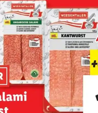 Lidl Wiesentaler Ungarische Salami Angebot