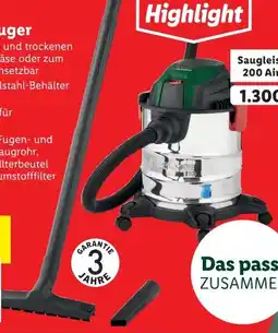 Lidl Parkside Nass-Trockensauger Angebot