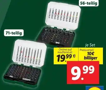 Lidl Parkside Bit-Steckschlüssel-Set Angebot