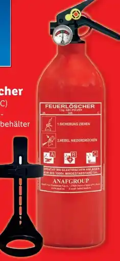 Lidl Anaf Group Pulver-Feuerlöscher Angebot