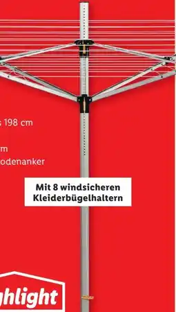 Lidl Livarno Home Wäschespinne Angebot