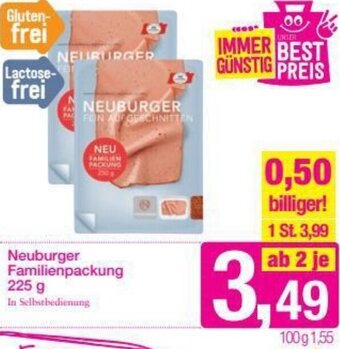 Sutterlüty Neuburger Familienpackung 225g Angebot