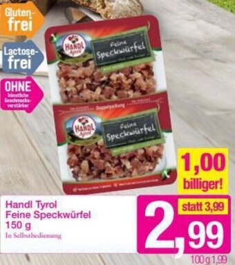 Sutterlüty Handl Tyrol Feine Speckwürfel 150g Angebot