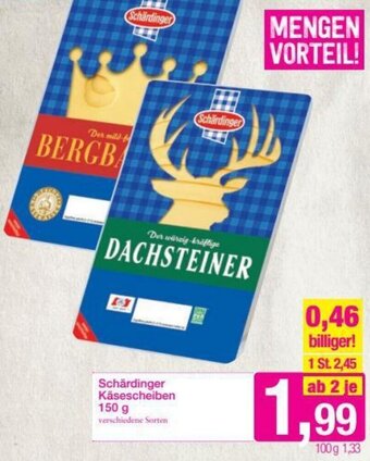 Sutterlüty Schärdinger Käsescheiben 150g Angebot