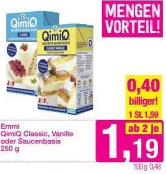 Sutterlüty Emmi QimiQ Classic, Vanille Oder Saucenbasis 250g Angebot