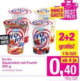 Sutterlüty Fru Fru Sauermilch Mit Frucht 200g Angebot