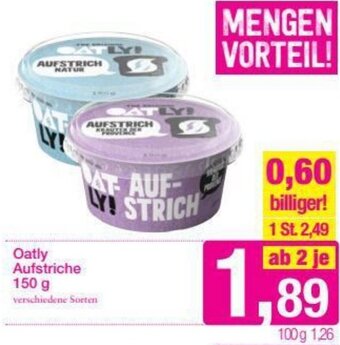 Sutterlüty Oatly Aufstriche 150g Angebot