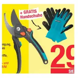 Maximarkt Gartenschere Premium Cut Pro Flex + GRATIS Handschuhe Maximarkt Angebot