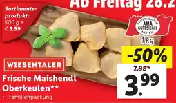 Lidl Frische Maishendl Oberkeulen Angebot