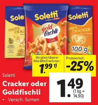 Lidl Cracker oder Goldfischli Angebot