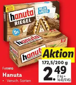 Lidl Hanuta Angebot