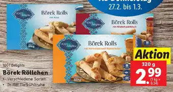 Lidl Börek Röllchen Angebot