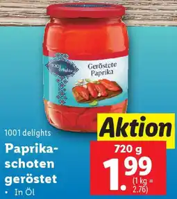 Lidl Paprika- schoten geröstet Angebot