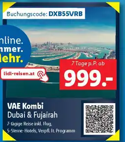 Lidl VAE Kombi Dubai & Fujairah Angebot