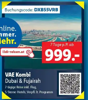 Lidl VAE Kombi Dubai & Fujairah Angebot