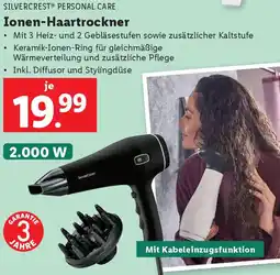 Lidl Ionen-Haartrockner Angebot